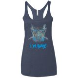 T-Shirts Vintage Navy / X-Small I'm Bad! Women's Triblend Racerback Tank