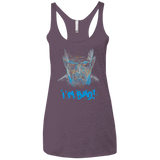 T-Shirts Vintage Purple / X-Small I'm Bad! Women's Triblend Racerback Tank
