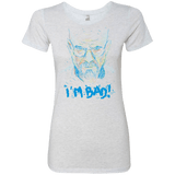 T-Shirts Heather White / S I'm Bad! Women's Triblend T-Shirt