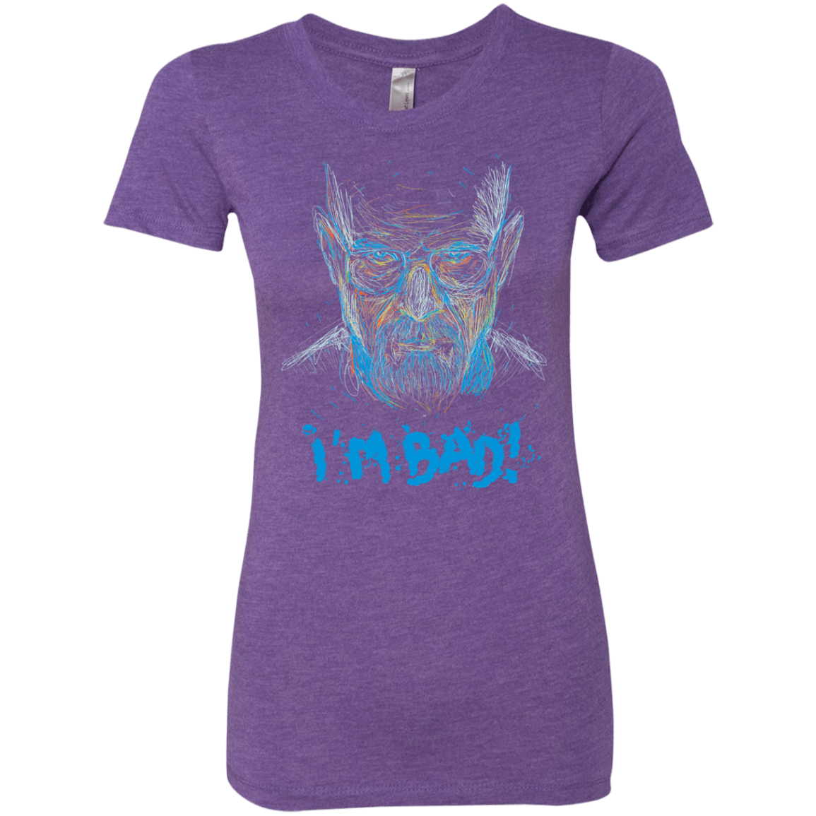 T-Shirts Purple Rush / S I'm Bad! Women's Triblend T-Shirt