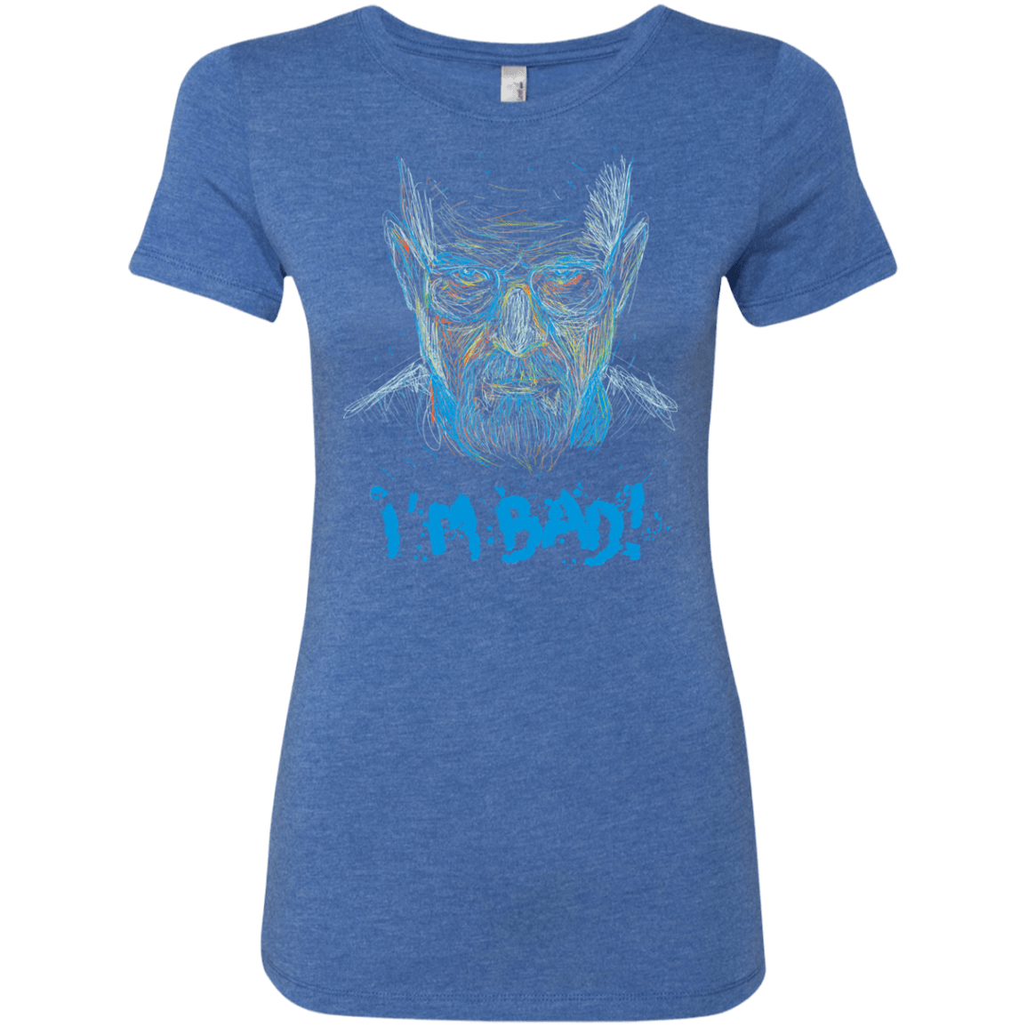 T-Shirts Vintage Royal / S I'm Bad! Women's Triblend T-Shirt