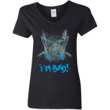 T-Shirts Black / S I'm Bad! Women's V-Neck T-Shirt