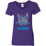 T-Shirts Purple / S I'm Bad! Women's V-Neck T-Shirt