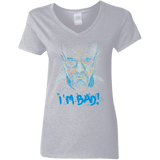 T-Shirts Sport Grey / S I'm Bad! Women's V-Neck T-Shirt