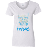 T-Shirts White / S I'm Bad! Women's V-Neck T-Shirt