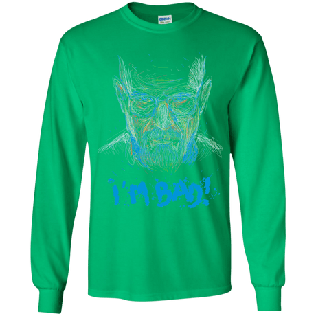 T-Shirts Irish Green / YS I'm Bad! Youth Long Sleeve T-Shirt