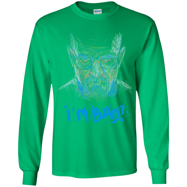T-Shirts Irish Green / YS I'm Bad! Youth Long Sleeve T-Shirt
