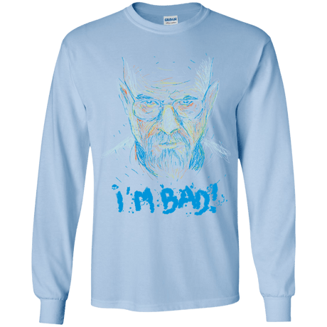 T-Shirts Light Blue / YS I'm Bad! Youth Long Sleeve T-Shirt