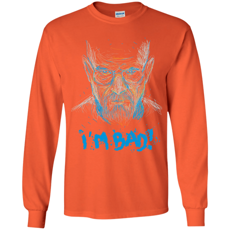 T-Shirts Orange / YS I'm Bad! Youth Long Sleeve T-Shirt