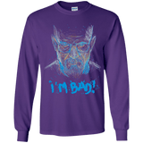 T-Shirts Purple / YS I'm Bad! Youth Long Sleeve T-Shirt