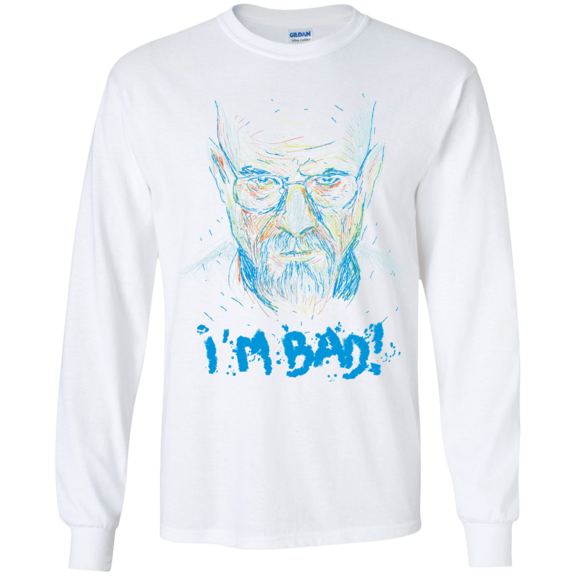 T-Shirts White / YS I'm Bad! Youth Long Sleeve T-Shirt