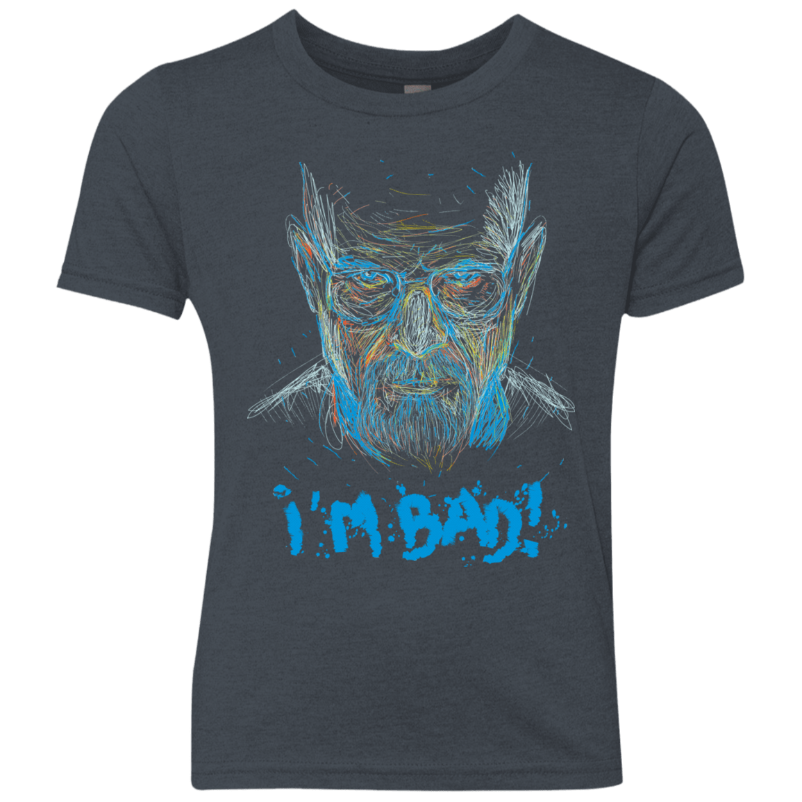 T-Shirts Vintage Navy / YXS I'm Bad! Youth Triblend T-Shirt