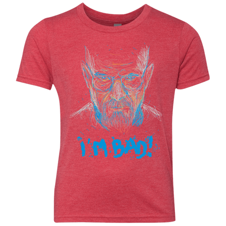 T-Shirts Vintage Red / YXS I'm Bad! Youth Triblend T-Shirt