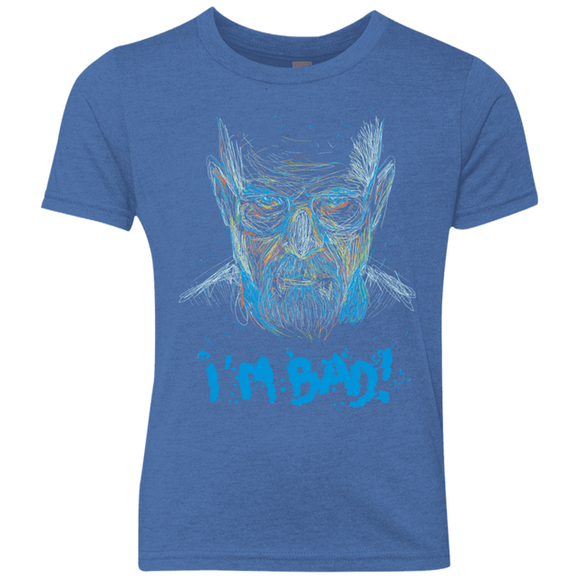 T-Shirts Vintage Royal / YXS I'm Bad! Youth Triblend T-Shirt