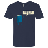 T-Shirts Midnight Navy / X-Small I'm Better Than The  Movie Men's Premium V-Neck