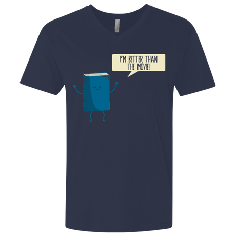 T-Shirts Midnight Navy / X-Small I'm Better Than The  Movie Men's Premium V-Neck