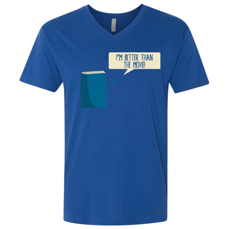 T-Shirts Royal / X-Small I'm Better Than The  Movie Men's Premium V-Neck
