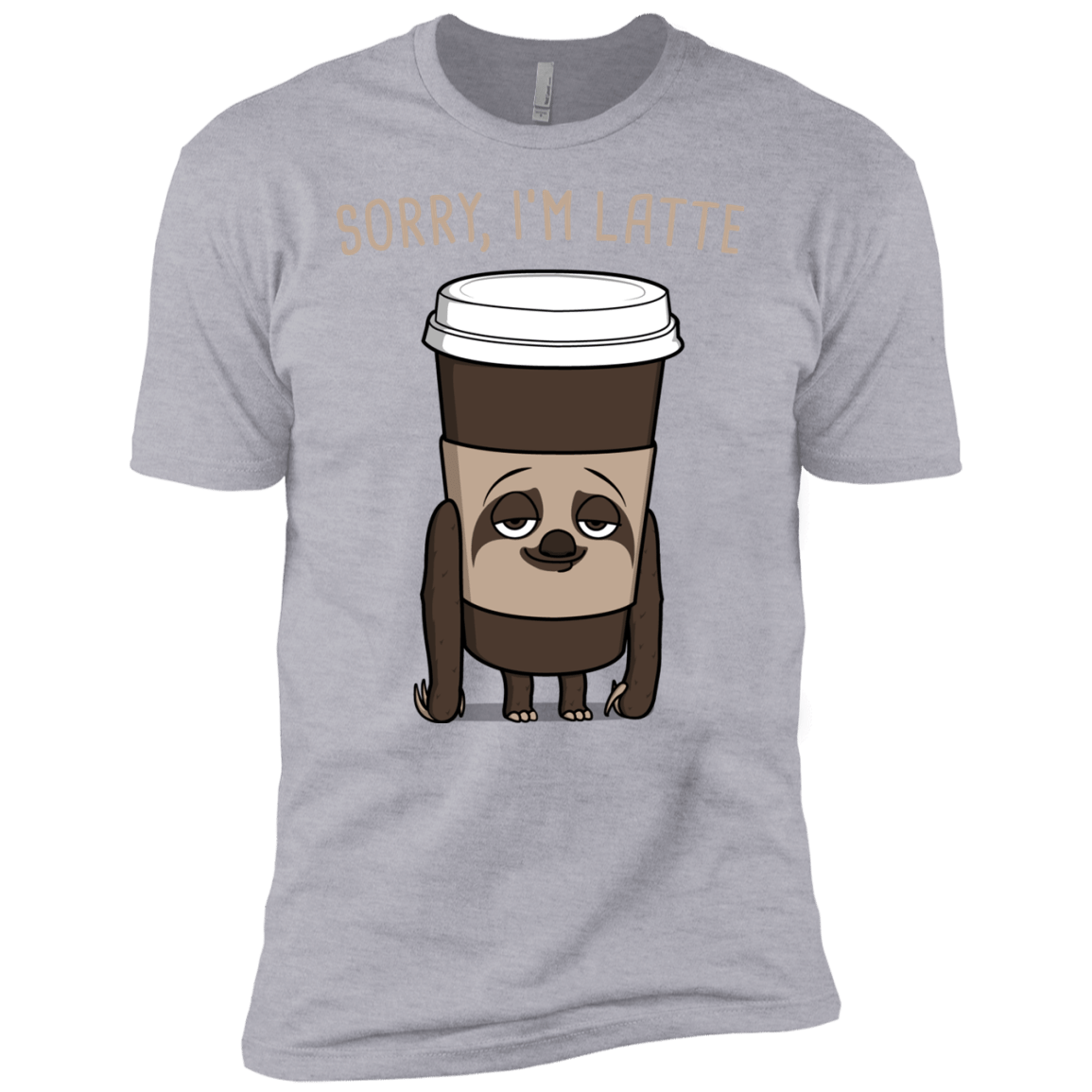 T-Shirts Heather Grey / YXS I'm Latte Boys Premium T-Shirt