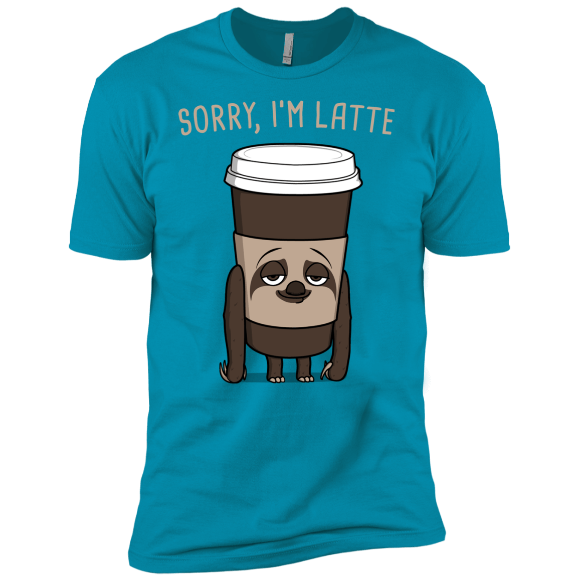 T-Shirts Turquoise / YXS I'm Latte Boys Premium T-Shirt