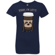 T-Shirts Midnight Navy / YXS I'm Latte Girls Premium T-Shirt