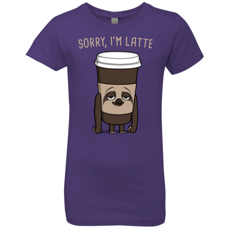 T-Shirts Purple Rush / YXS I'm Latte Girls Premium T-Shirt