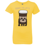 T-Shirts Vibrant Yellow / YXS I'm Latte Girls Premium T-Shirt