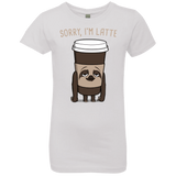 T-Shirts White / YXS I'm Latte Girls Premium T-Shirt