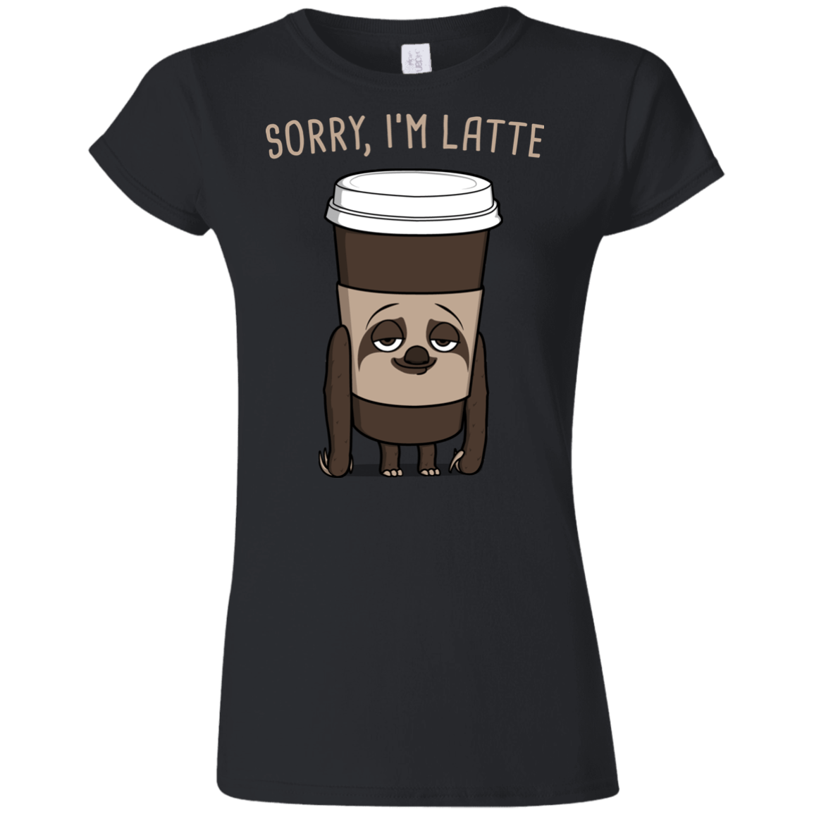 T-Shirts Black / S I'm Latte Junior Slimmer-Fit T-Shirt