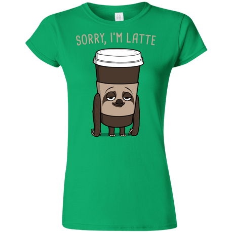 T-Shirts Irish Green / S I'm Latte Junior Slimmer-Fit T-Shirt