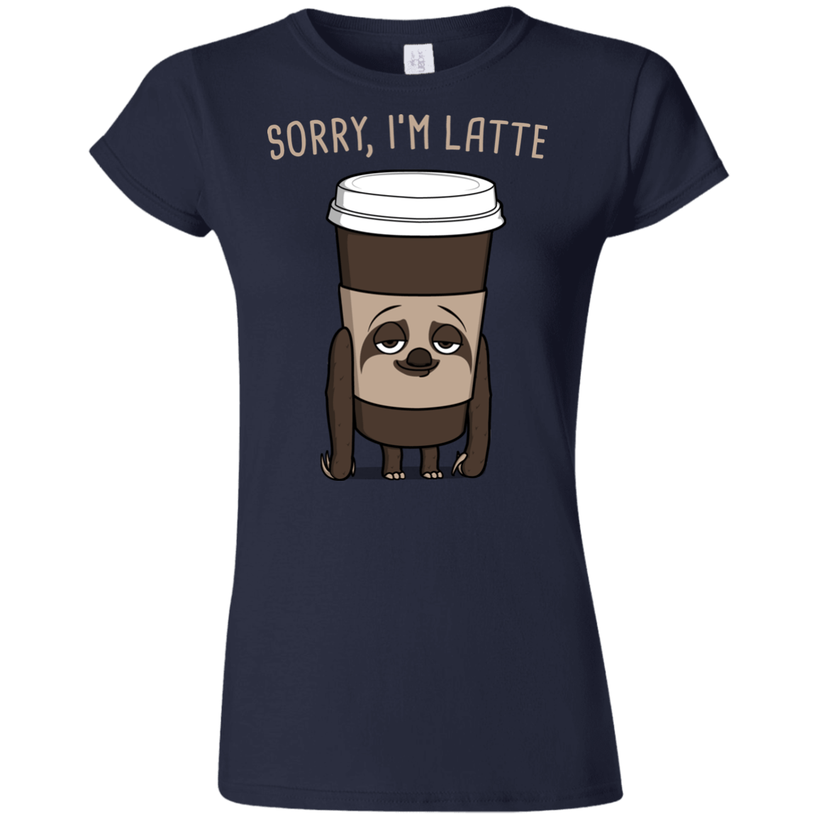 T-Shirts Navy / S I'm Latte Junior Slimmer-Fit T-Shirt