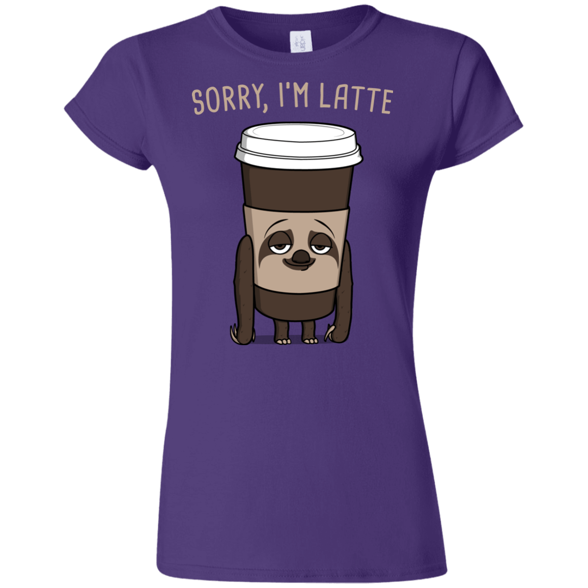 T-Shirts Purple / S I'm Latte Junior Slimmer-Fit T-Shirt