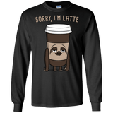 T-Shirts Black / S I'm Latte Men's Long Sleeve T-Shirt