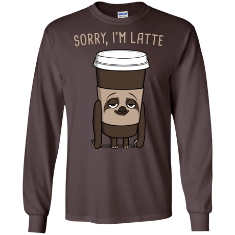 T-Shirts Dark Chocolate / S I'm Latte Men's Long Sleeve T-Shirt