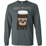 T-Shirts Dark Heather / S I'm Latte Men's Long Sleeve T-Shirt