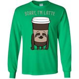 T-Shirts Irish Green / S I'm Latte Men's Long Sleeve T-Shirt