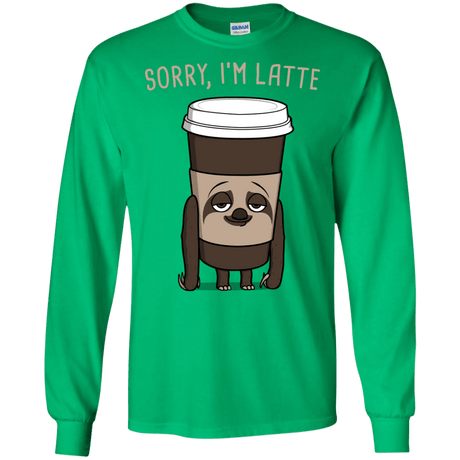 T-Shirts Irish Green / S I'm Latte Men's Long Sleeve T-Shirt