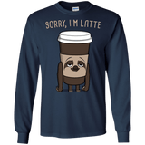 T-Shirts Navy / S I'm Latte Men's Long Sleeve T-Shirt