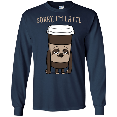 T-Shirts Navy / S I'm Latte Men's Long Sleeve T-Shirt