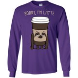 T-Shirts Purple / S I'm Latte Men's Long Sleeve T-Shirt