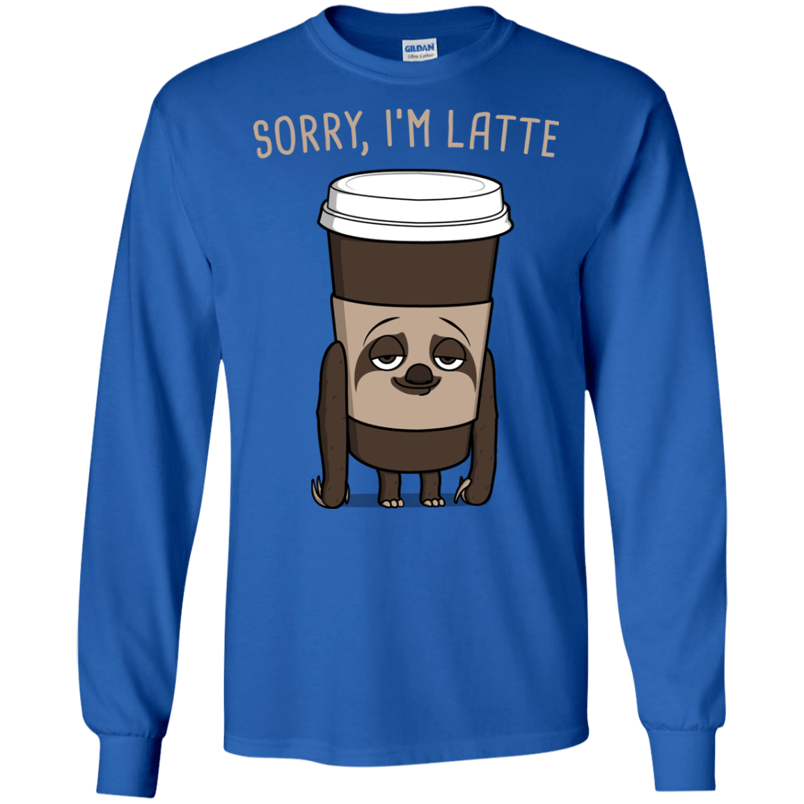 T-Shirts Royal / S I'm Latte Men's Long Sleeve T-Shirt