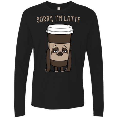 T-Shirts Black / S I'm Latte Men's Premium Long Sleeve