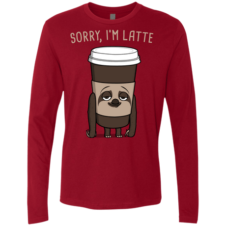T-Shirts Cardinal / S I'm Latte Men's Premium Long Sleeve
