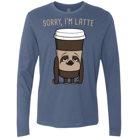 T-Shirts Indigo / S I'm Latte Men's Premium Long Sleeve