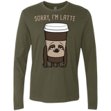 T-Shirts Military Green / S I'm Latte Men's Premium Long Sleeve