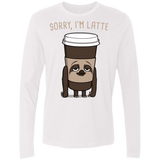 T-Shirts White / S I'm Latte Men's Premium Long Sleeve
