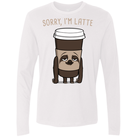 T-Shirts White / S I'm Latte Men's Premium Long Sleeve