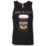 T-Shirts Black / S I'm Latte Men's Premium Tank Top