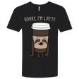 T-Shirts Black / X-Small I'm Latte Men's Premium V-Neck