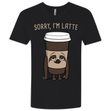 T-Shirts Black / X-Small I'm Latte Men's Premium V-Neck