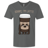 T-Shirts Heavy Metal / X-Small I'm Latte Men's Premium V-Neck